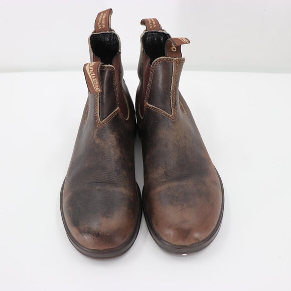 Blundstone Classic 585 Rustic Brown Leather Mens Size US 9 / UK 8 Chukka Boots main image 12